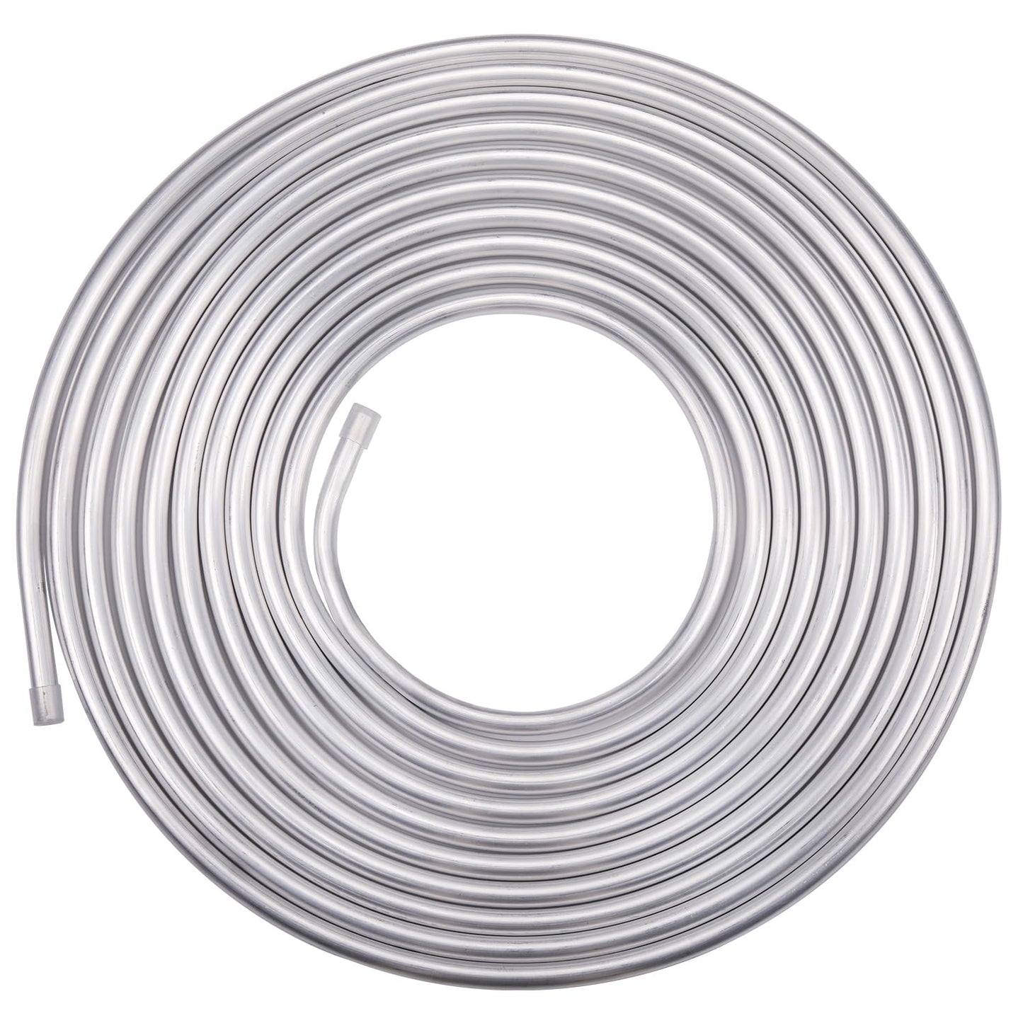Podavelle 1/2 OD Aluminum Hard Fuel Line Hardline Tube Tubing Coil 16 Feet Roll