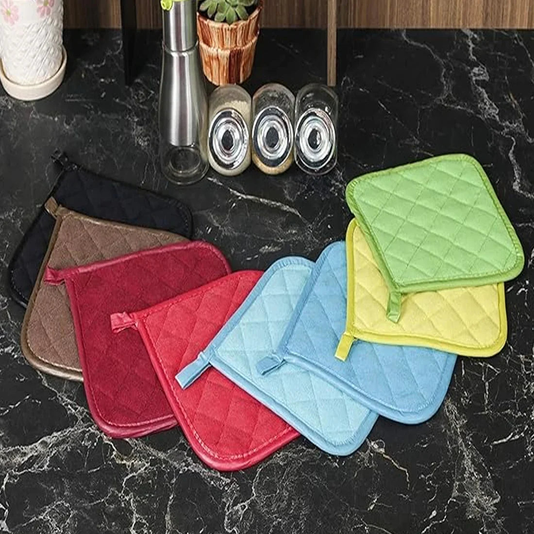 Printed Heat Resistant Kitchen fabric Pot Holder